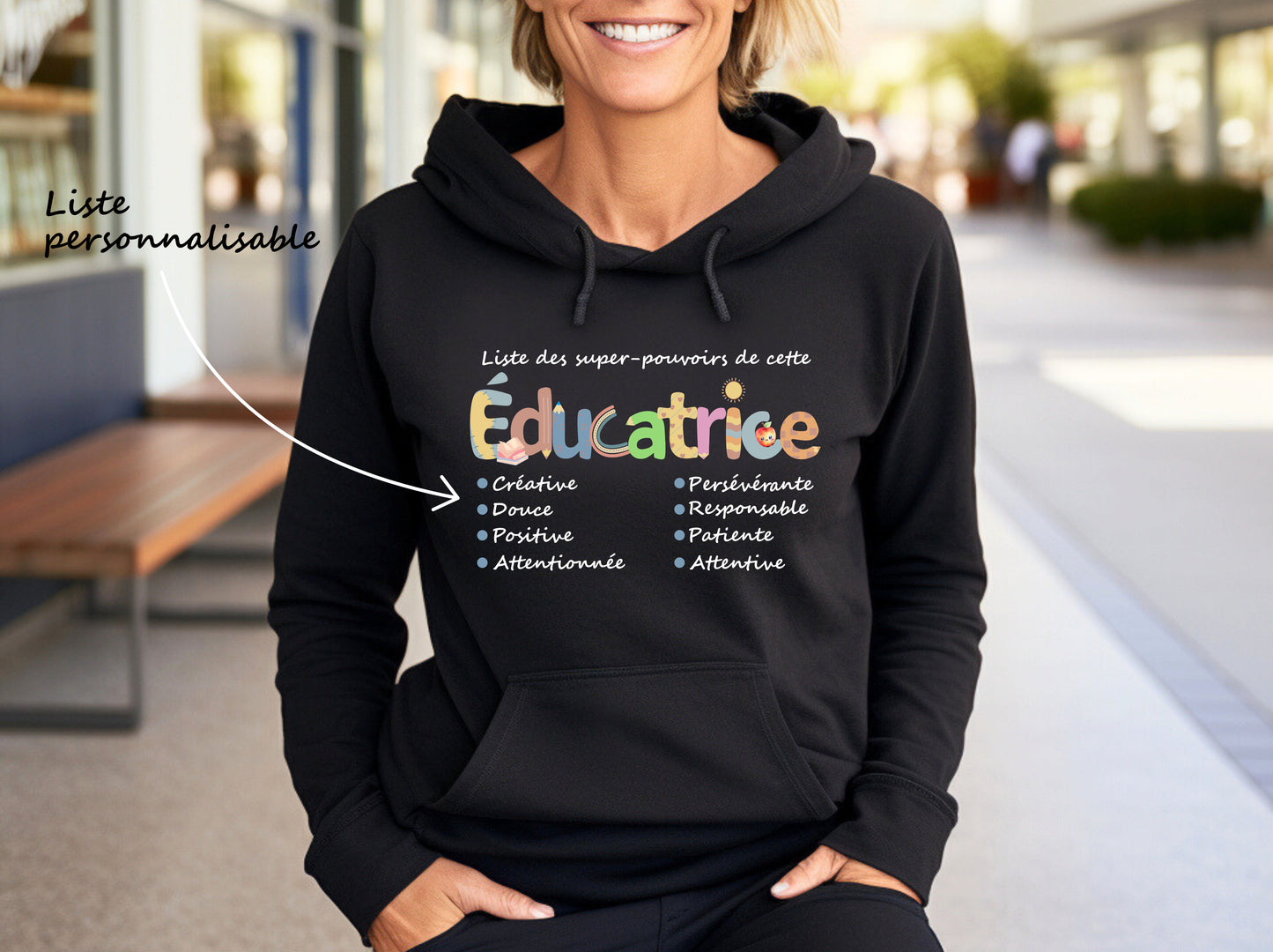Hoodie éducatrice