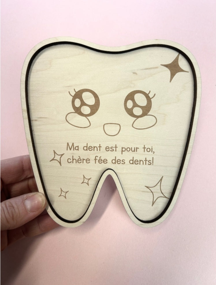 Assiette pour la fée des dents